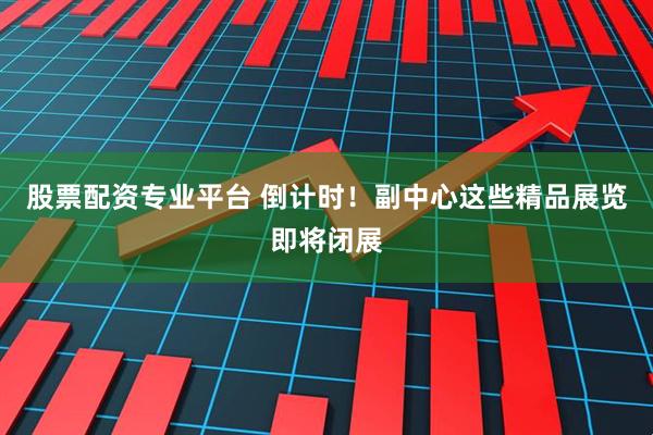 股票配资专业平台 倒计时！副中心这些精品展览即将闭展